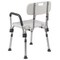 Flash Furniture 15" L, Aluminum, White Quick Release Bath Chair DC-HY3523L-WH-GG - alternate 2
